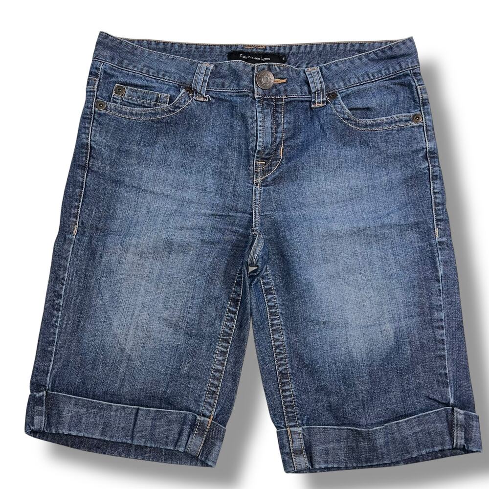 Calvin Klein Jeans Blue Denim Jean Shorts